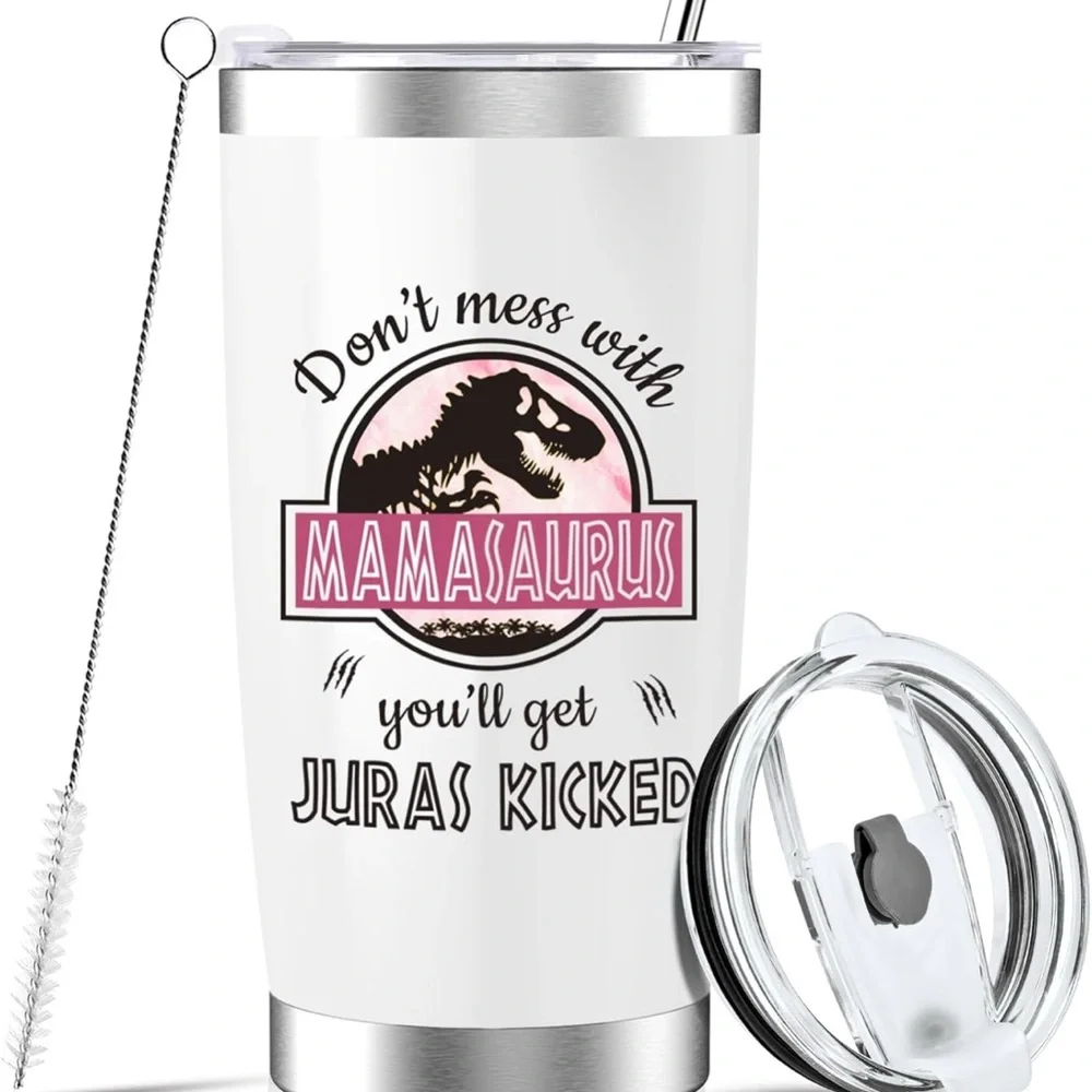 NWT Mamasaurus 20oz Tumbler with Lid